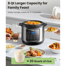 Load image into Gallery viewer, COMFEE CPC80D7ASB 8 Qt Electric Pressure Cooker - Blemished package with full warranty
