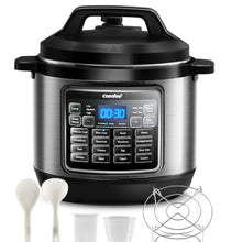 Load image into Gallery viewer, COMFEE CPC80D7ASB 8 Qt Electric Pressure Cooker - Blemished package with full warranty
