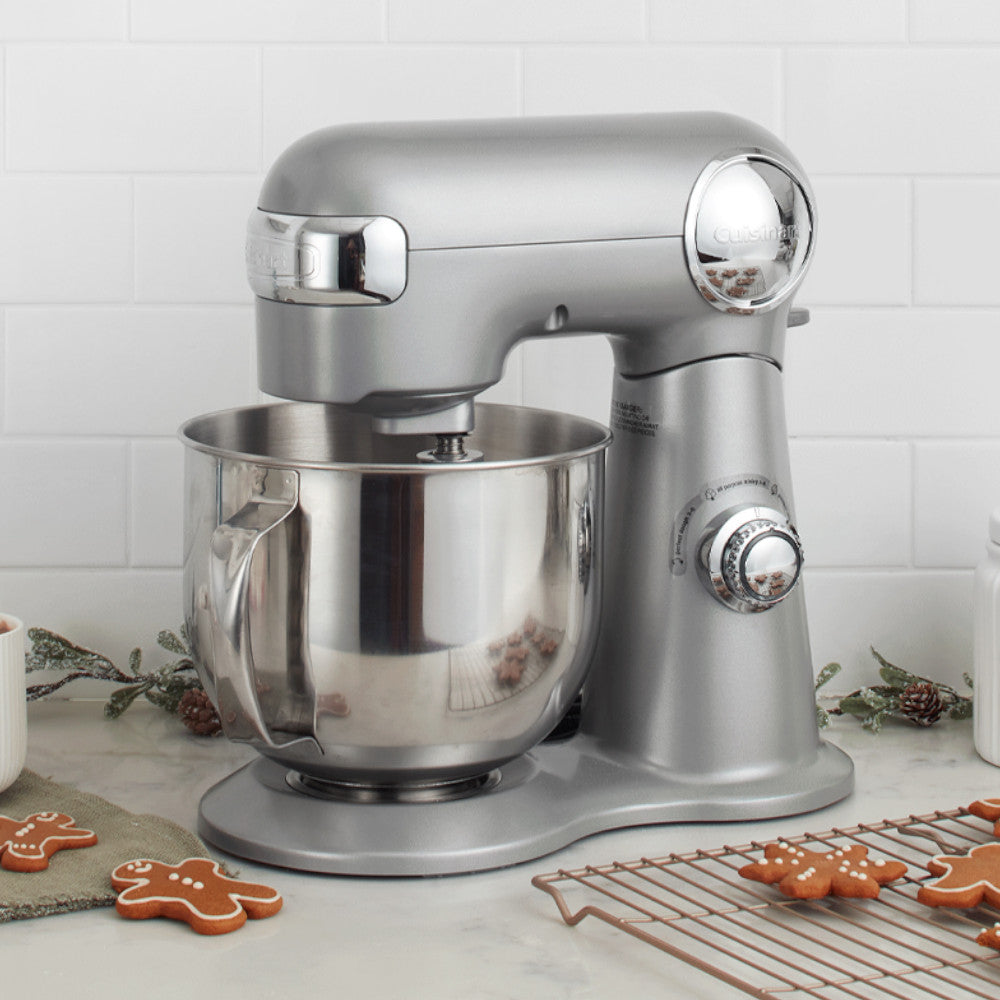 CUISINART PRECISION MASTER 5.5-QT (5.2L) STAND MIXER - SILVER - Refurbished with Cuisinart warranty - CSM-100S