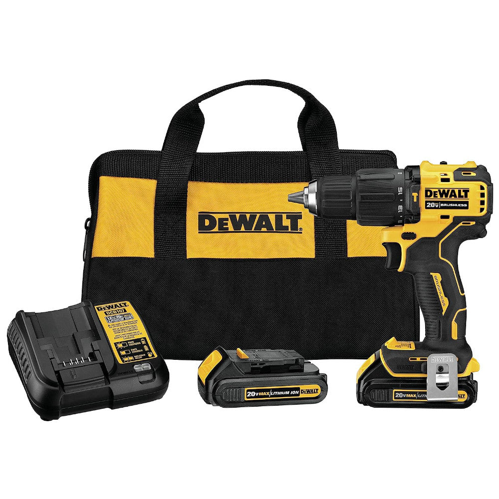 DEWALT ATOMIC 20V MAX* Hammer Drill - Refurbished with Dewalt Warranty - DCD709C2