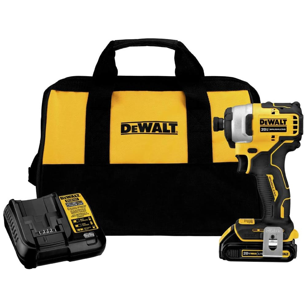 DEWALT DCF809C1 Visseuse à percussion compacte sans balais 20 V MAX remise à neuf avec garantie Dewalt