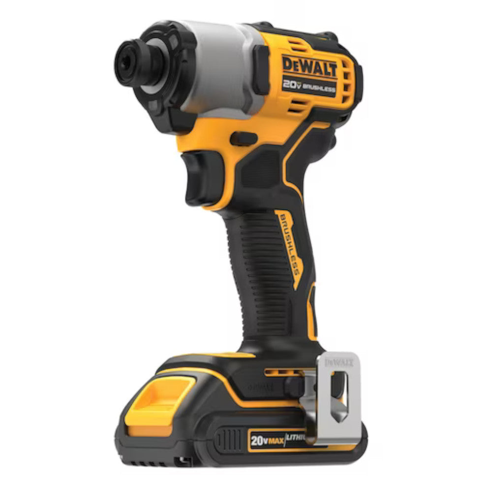 DEWALT 20V MAX* 1/4 in. Brushless Cordless Impact Driver Kit - Refurbished with Dewalt Warranty - DCF840C2
