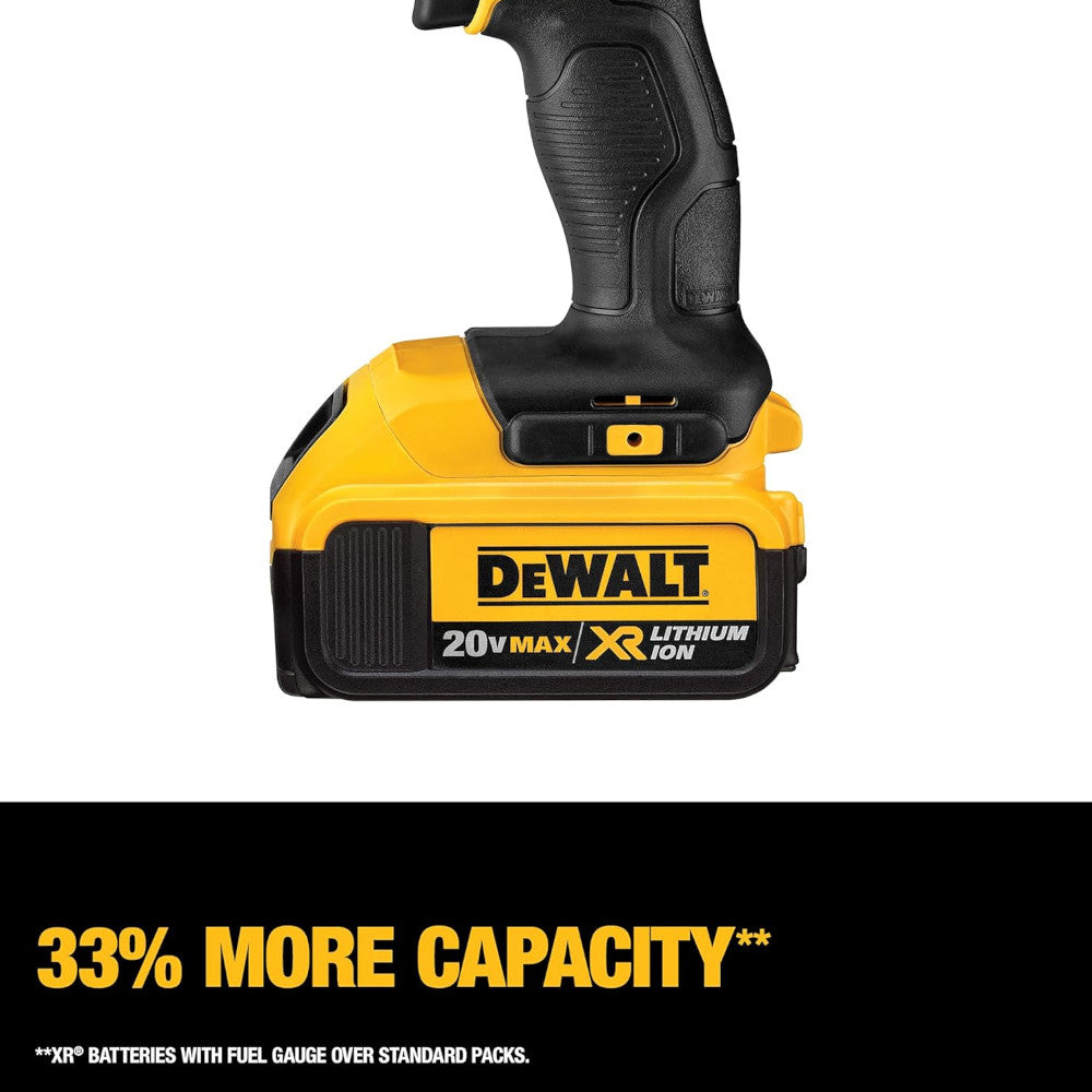 DEWALT 20-volt MAX Lithium Ion 3/8-Inch Impact Wrench Kit with Hog - Refurbished with Dewalt Warranty - DCF883M2