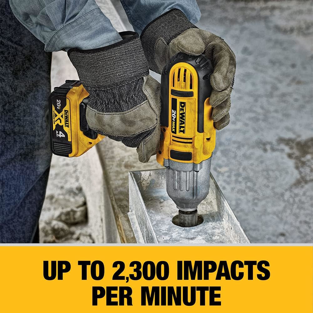 DEWALT20-volt MAX Lithium Ion 1/2-Inch High Torque Impact Wrench - Refurbished with Dewalt Warranty - DCF889M2