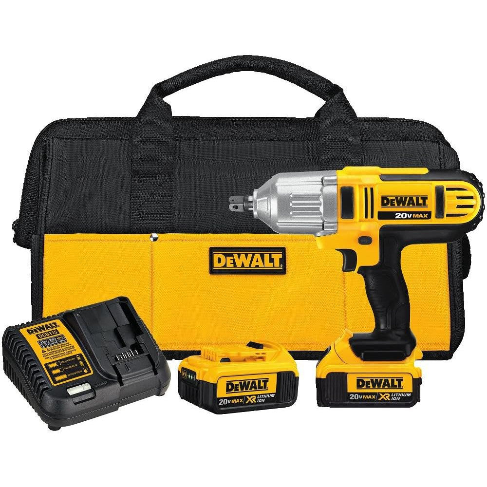 DEWALT20-volt MAX Lithium Ion 1/2-Inch High Torque Impact Wrench - Refurbished with Dewalt Warranty - DCF889M2