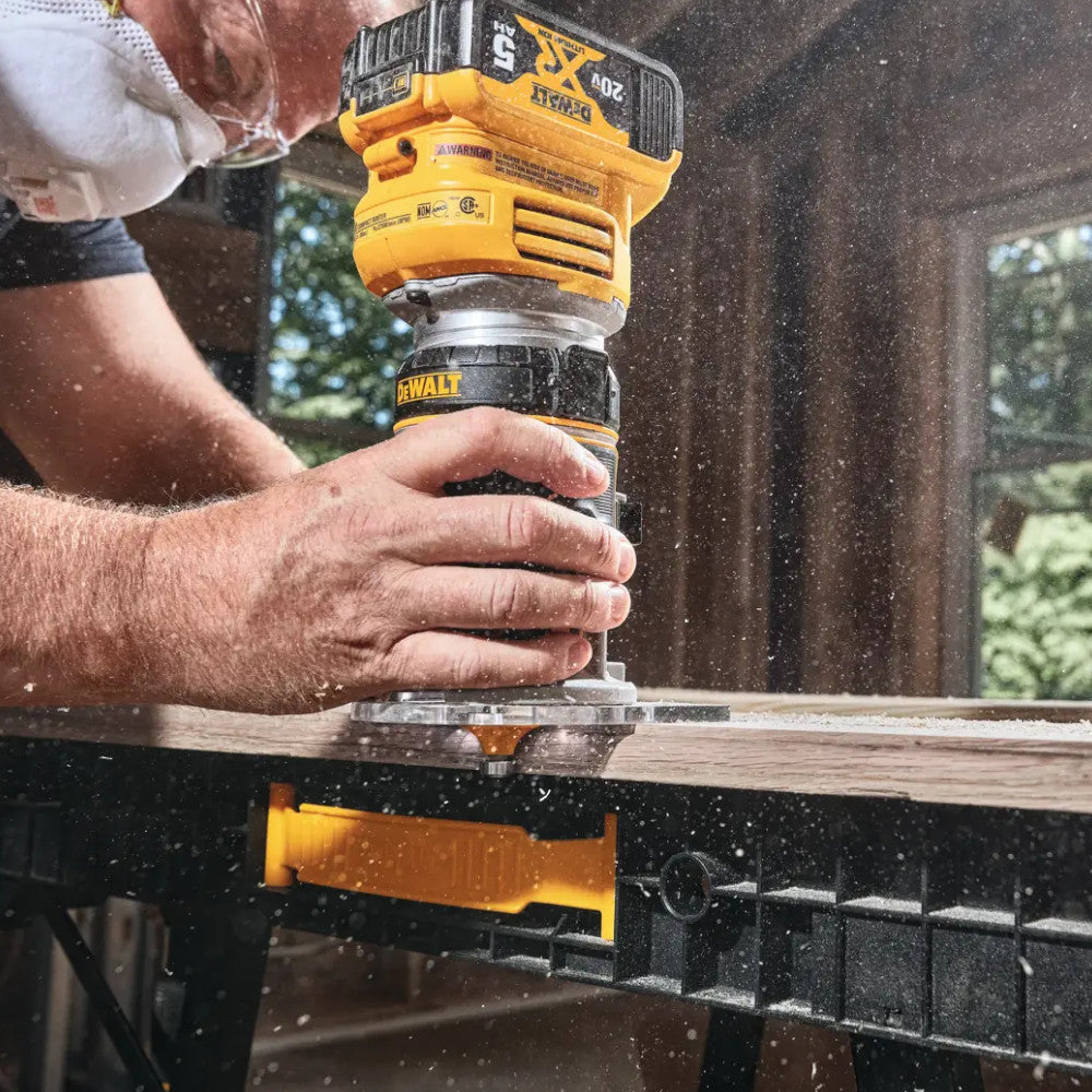 DEWALT DCW600B 20V MAX* XR® Brushless Cordless Router - Refurbished with Dewalt Warranty