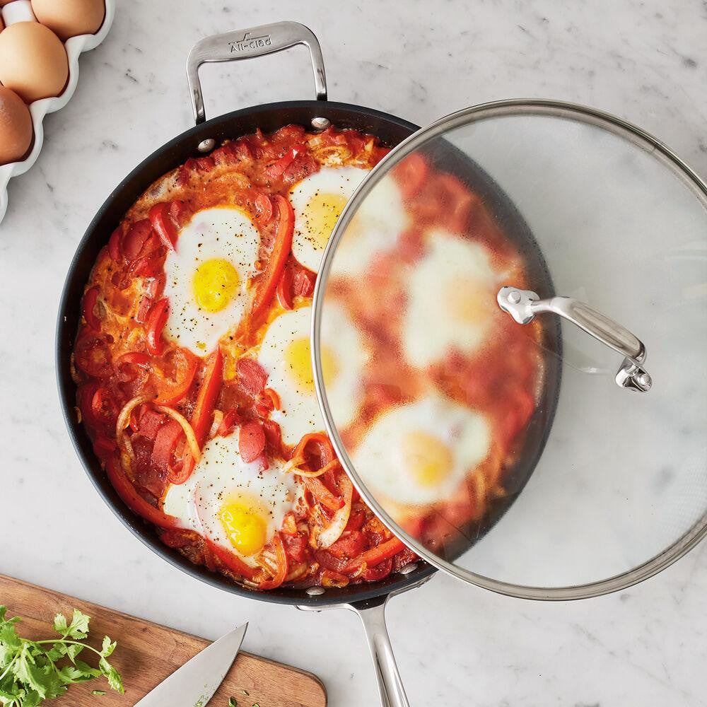 ALL-CLAD E1009264 HA1 30CM Nonstick Skillet Fry Pan With Lid