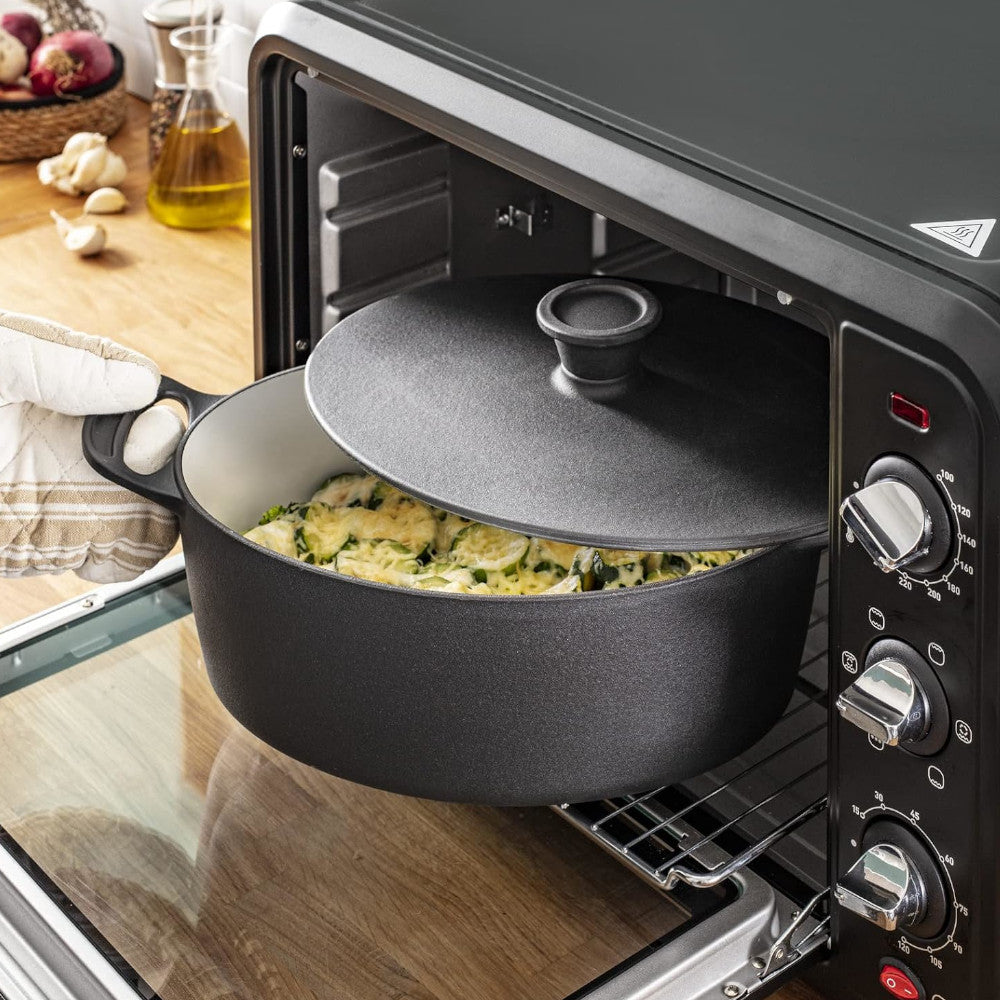 T-FAL Jamie Oliver by Tefal Premium Enameled Cast Iron Stewpot 30cm with cast Iron lid - E2125455