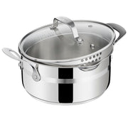 Cocotte Jamie Oliver T-FAL E3114475 20 cm avec couvercle égouttoir