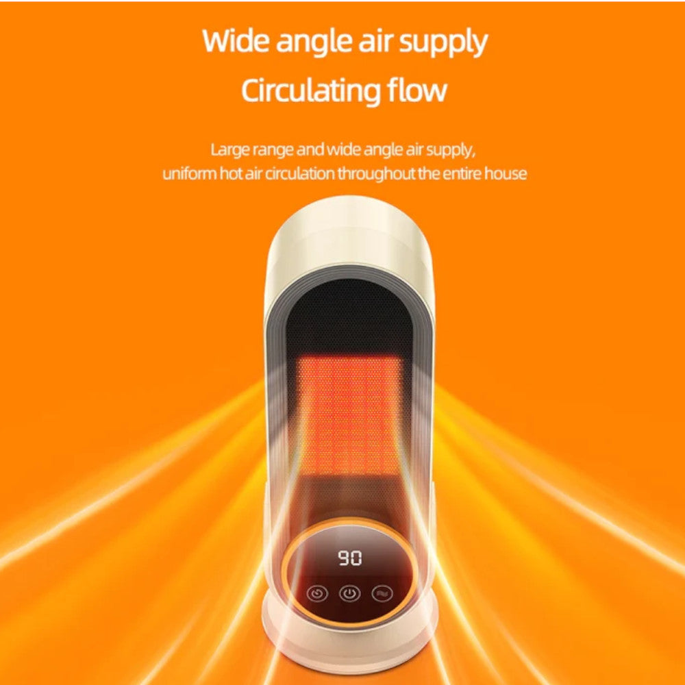 FAN HEATER E68S PTC Ceramic Heater With Remote Control