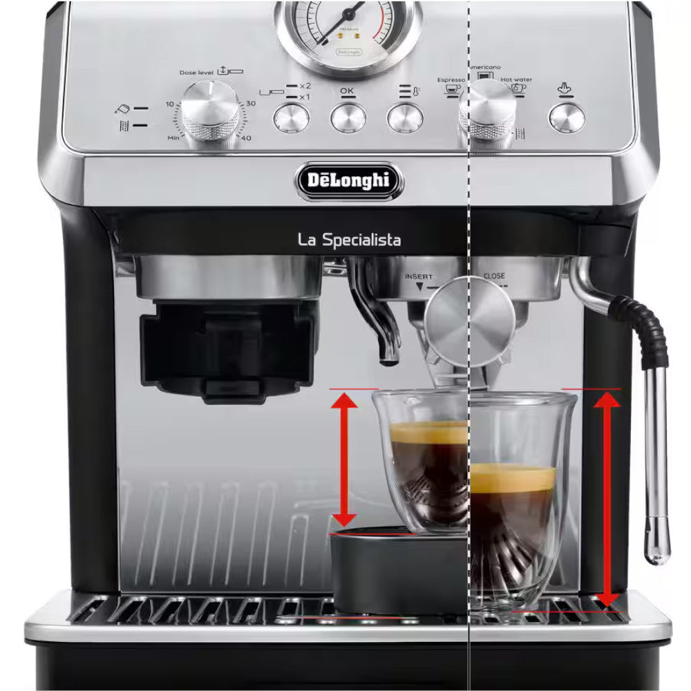 DELONGHI EC9155MB La Specialista Arte Espresso Machine - Factory serviced with Home Essentials warranty