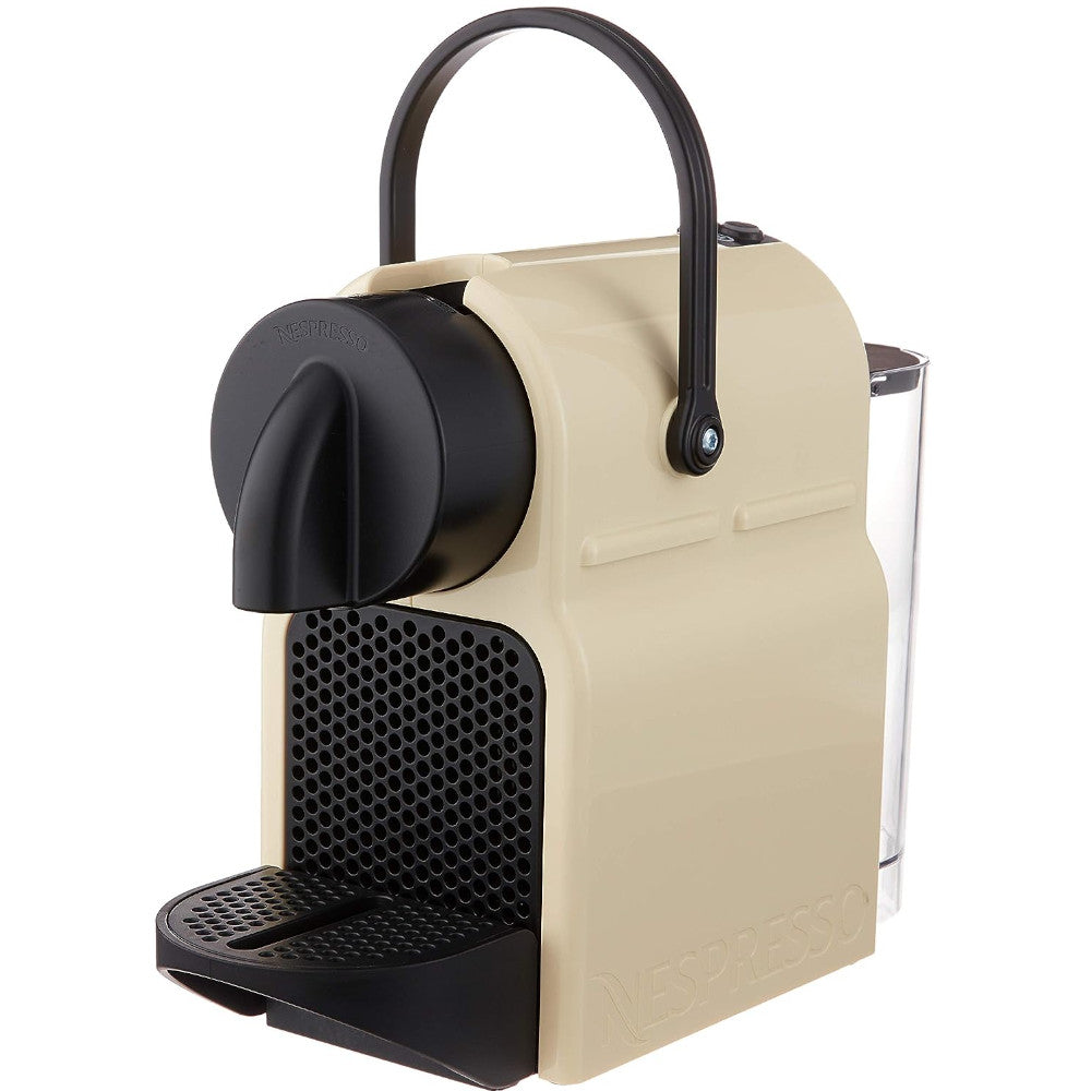NESPRESSO Inissia Original Espresso Machine Bundle with Aeroccino Milk Frother by De'Longhi, Creamy White - EN80CWAECA