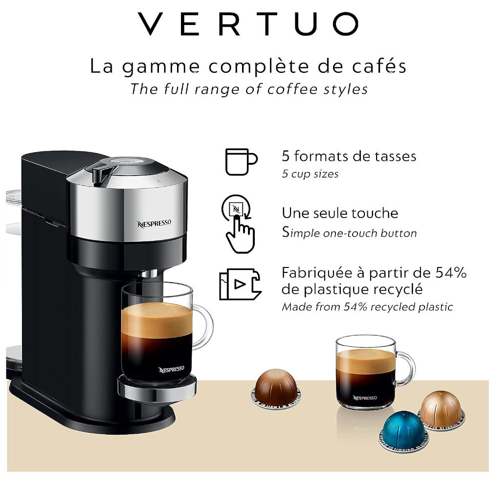 NESPRESSO Vertuo Next Chrome - ENV120