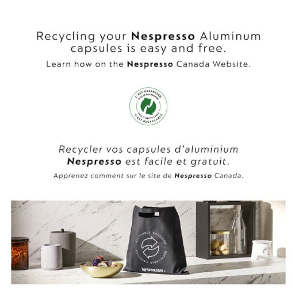 NESPRESSO ENV135BAECA Vertuo Coffee & Espresso Machine with Aeroccino Milk Frother - Piano Black - Factory serviced with Home Essentials Warranty