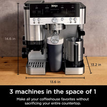 Charger l&#39;image dans la galerie, NINJA ES601C Espresso Luxe Premier Series Drip Coffee Maker and Rapid Cold Brew - Factory serviced with Home Essentials warranty

