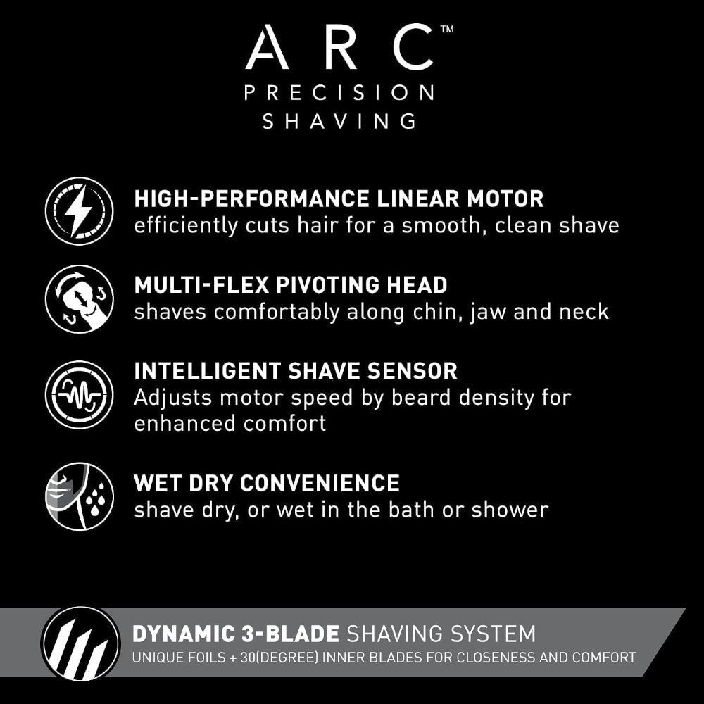 PANASONIC ARC3 Electric Razor for Men with Pop-Up Trimmer - Refurbished with Home Essentials warranty - ESLT67