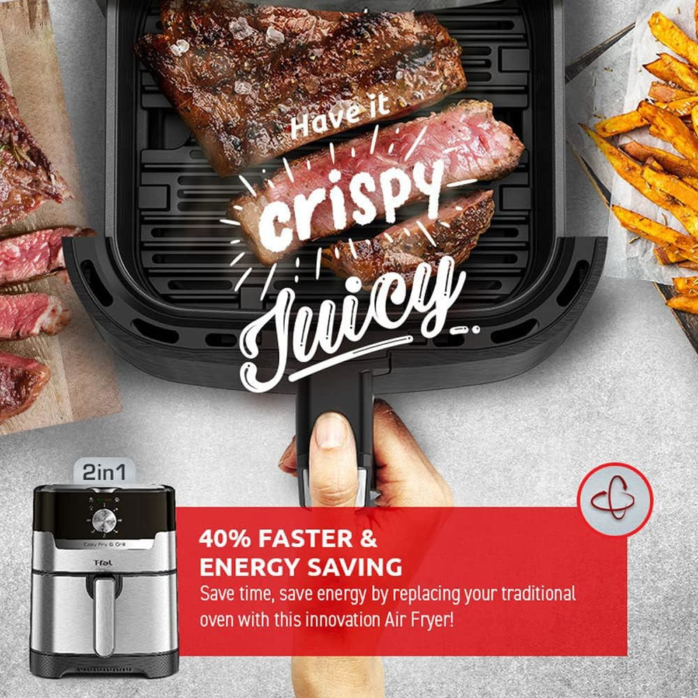 T-FAL EY501D50  Easy Fry and Grill Air fryer - Blemished package with full warranty