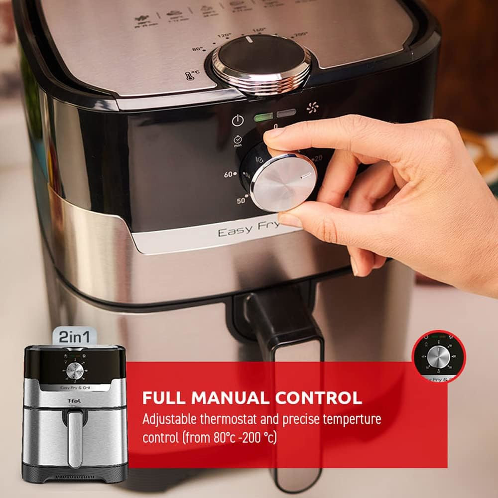 T-FAL EY501D50  Easy Fry and Grill Air fryer - Blemished package with full warranty