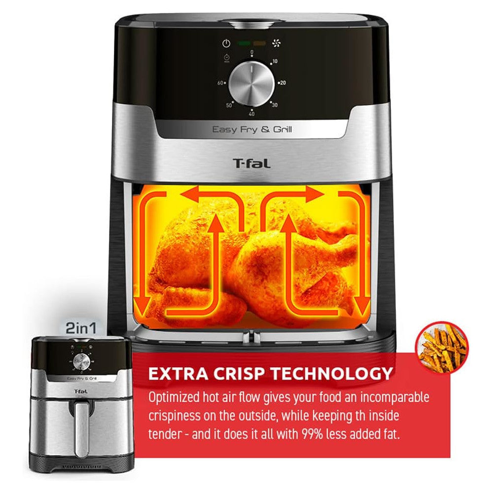 T-FAL EY501D50  Easy Fry and Grill Air fryer - Blemished package with full warranty