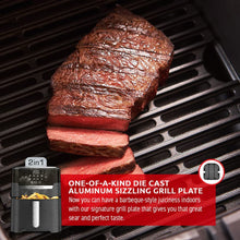 Load image into Gallery viewer, T-FAL EY505850 Easy Fry Air Fryer &amp; Grill 2 in1 XL Air Fryer
