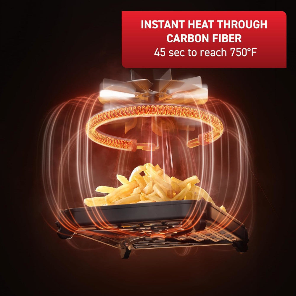 Friteuse à air infrarouge T-FAL EY8228U0, technologie de chauffage infrarouge de qualité supérieure - Emballage défectueux avec garantie complète
