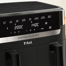 Load image into Gallery viewer, T-FAL EY905N50 Dual Easy Fry &amp; Grill Air Fryer - Blemished package with full warranty
