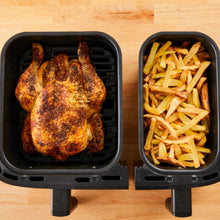 Load image into Gallery viewer, T-FAL EY905N50 Dual Easy Fry &amp; Grill Air Fryer - Blemished package with full warranty
