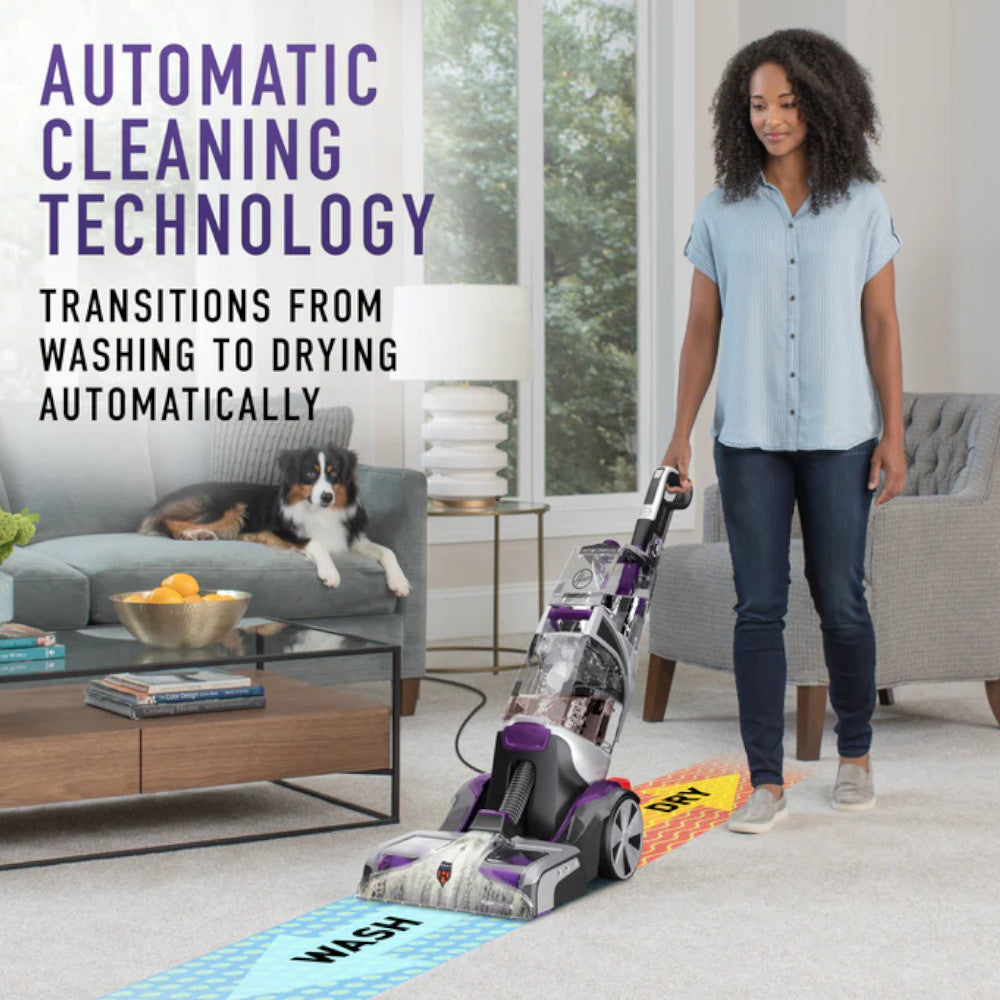 HOOVER FH53040DI SmartWash PET Nettoyeur de tapis automatique complet - Entretenu en usine avec la garantie Home Essentials