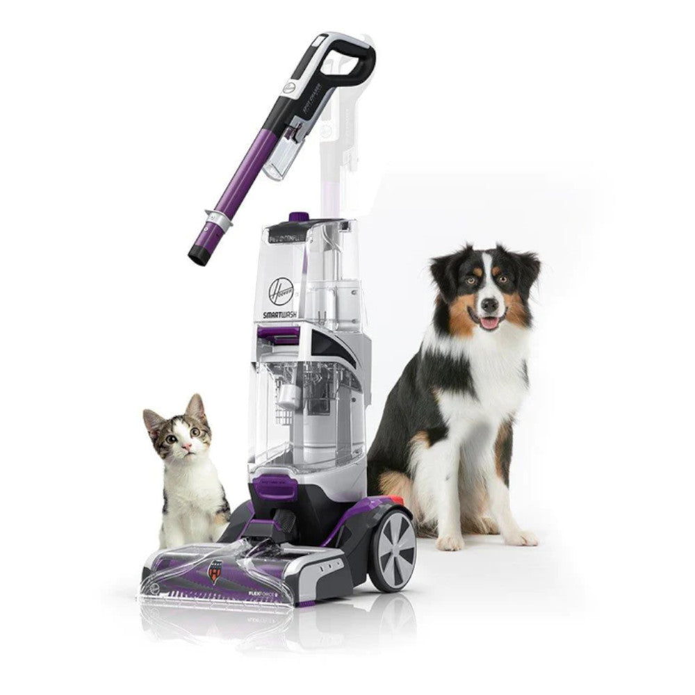 HOOVER FH53040DI SmartWash PET Nettoyeur de tapis automatique complet - Entretenu en usine avec la garantie Home Essentials