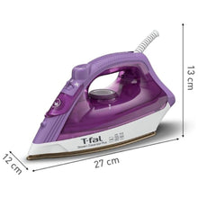 Charger l&#39;image dans la galerie, Fer à vapeur à semelle en céramique T-FAL FV1955 Steam Essential Plus - Emballage imparfait avec garantie complète
