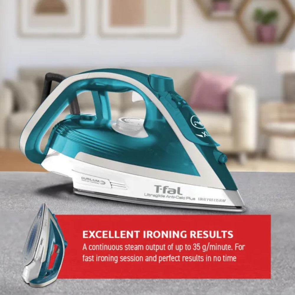 T-FAL Ultraglide Plus with Anticalc Steam Iron - Blemished package with full warranty - FV5877