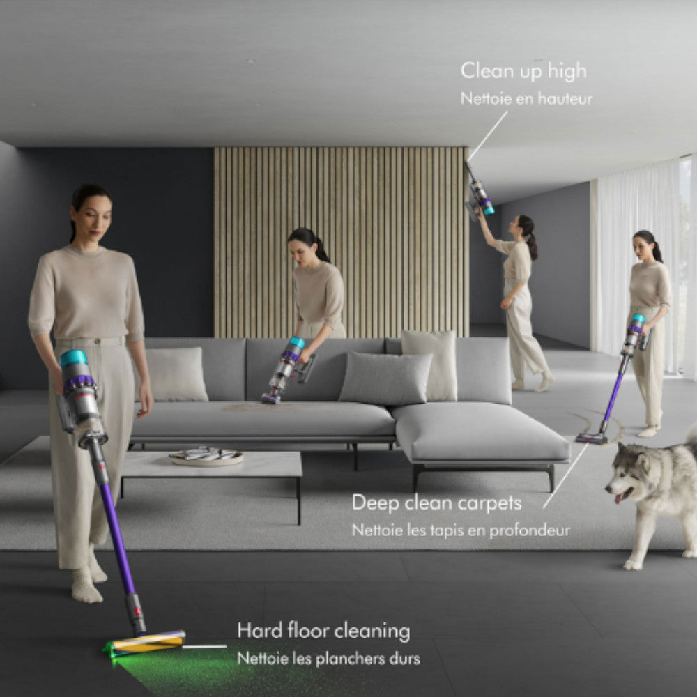 DYSON OFFICIAL OUTLET Aspirateur balai sans fil Gen5 Detect - Reconditionné (excellent) avec garantie Dyson d'un an