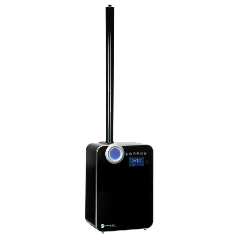 PURE GUARDIAN H8000BCA Humidificateur ultrasonique à brume intelligente de 120 heures - Entretenu en usine avec la garantie Home Essentials 