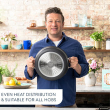 Charger l&#39;image dans la galerie, T-FAL H9125S44 Jamie Oliver Hard Anodized Cookware 9-Piece Set - Blemished package with full warranty
