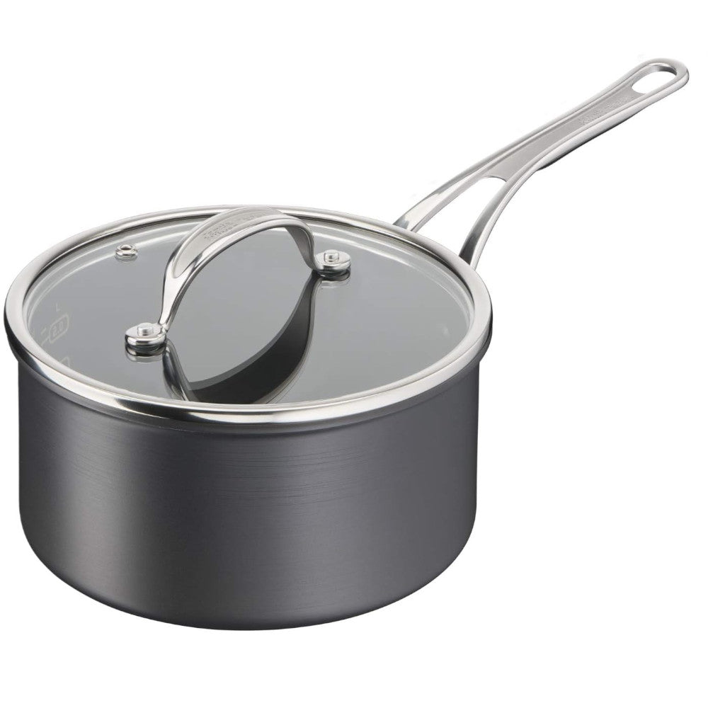 T-FAL H9125S44 Jamie Oliver Hard Anodized Cookware 9-Piece Set - Blemished package with full warranty