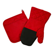 HOME AESTHETICS HA-4121 2pc Oven Mitt & Pot Holder Set