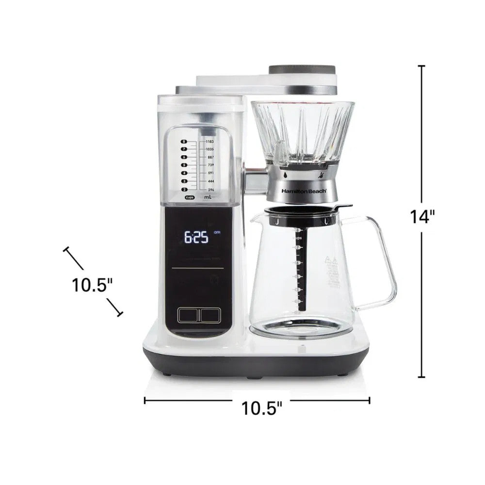 HAMILTON BEACH 46700 Convenient Craft Automatic or Manual Pour Over Coffee Brewer