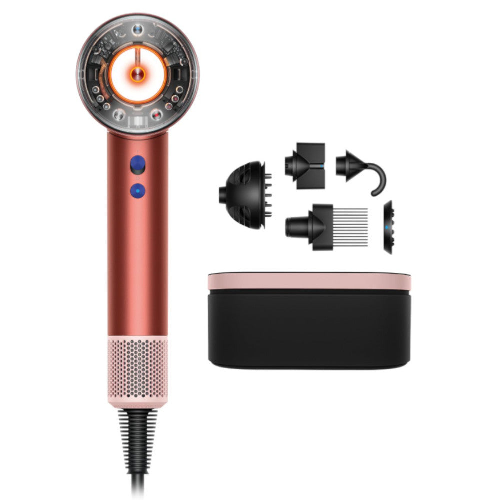 DYSON OFFICIAL OUTLET - Supersonic Hair Dryer Nural Strawberry Bronze+Blush Pink - Refurbished with 1 year Dyson Warranty - (Excellent) - HD16