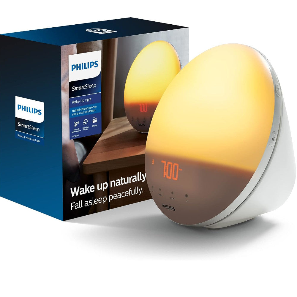 PHILIPS HF3520/60 Simulation de lever de soleil colorée avec lumière d – Home Essentials Outlet