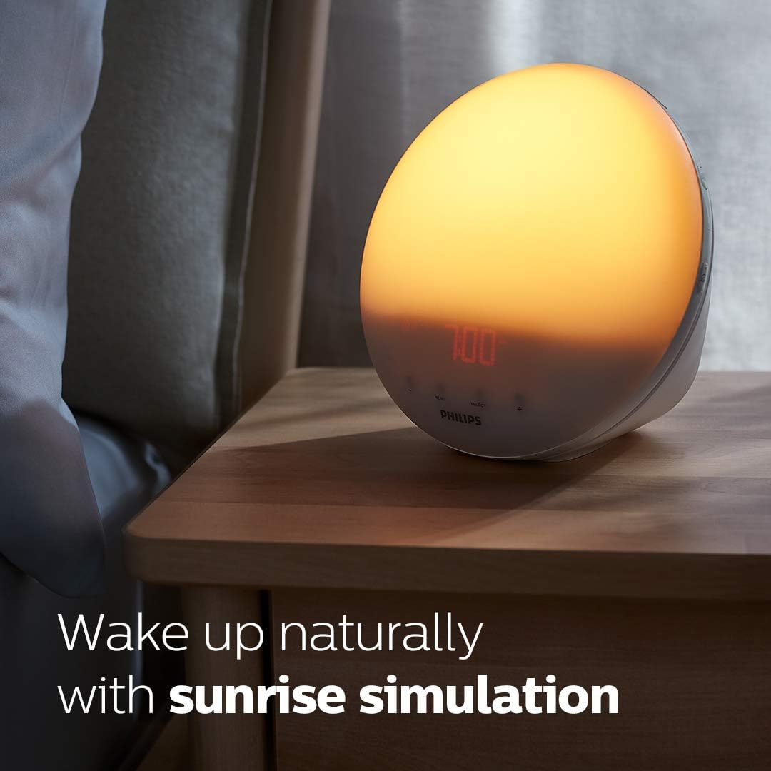 PHILIPS HF3520/60 Wake-Up Light Coloured Sunrise Simulation