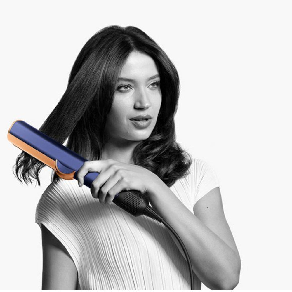 DYSON OFFICIAL OUTLET- Airstrait Straightener- Prussian Blue/Copper- Refurbished (EXCELLENT) with 1 year Dyson Warranty