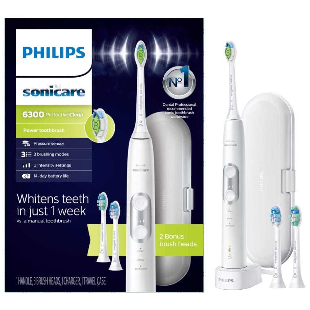 PHILIPS HX6463/50 Sonicare ProtectiveClean 6300 Electric Toothbrush