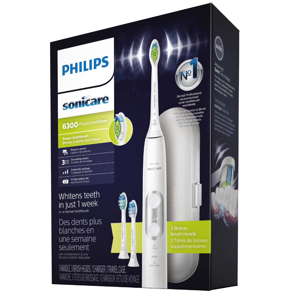 PHILIPS HX6463/50 Sonicare ProtectiveClean 6300 Electric Toothbrush