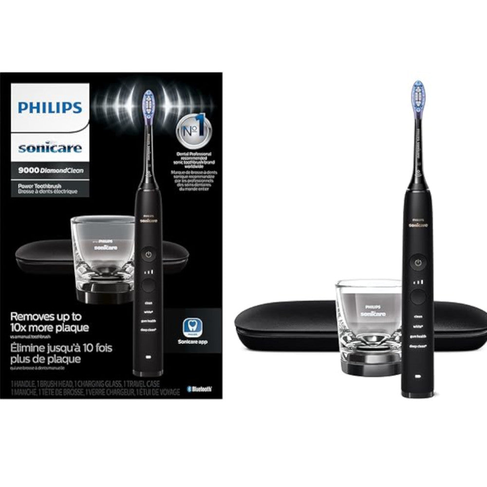 Brosse à dents électrique rechargeable Philips HX9911/75 Sonicare Diamond Clean 9000 en noir