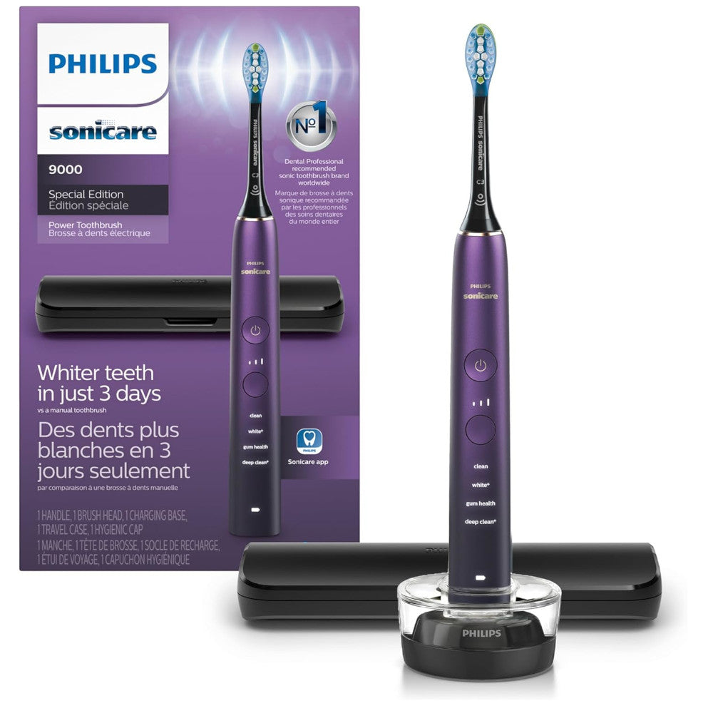 PHILIPS HX9911/91 Sonicare Brosse à dents électrique série 9000, édition spéciale