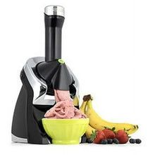 Load image into Gallery viewer, YONANAS IC0988BK22 Deluxe Vegan Non-Dairy Frozen Fruit Soft Serve Dessert Maker

