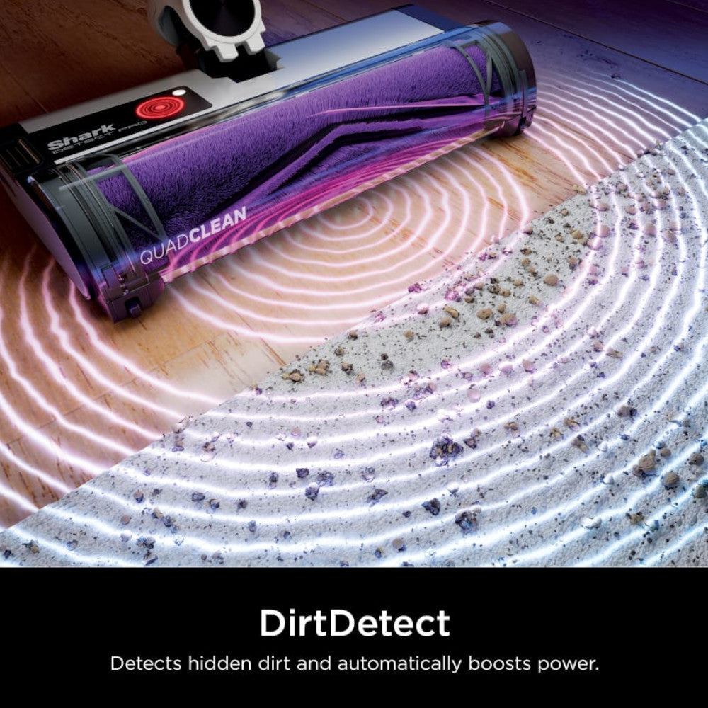SHARK IW4625CCO Cordless Detect  1.3L Auto-Empty System with QuadClean™ Multi-Surface Brushroll - Factory serviced with Home Essentials warranty