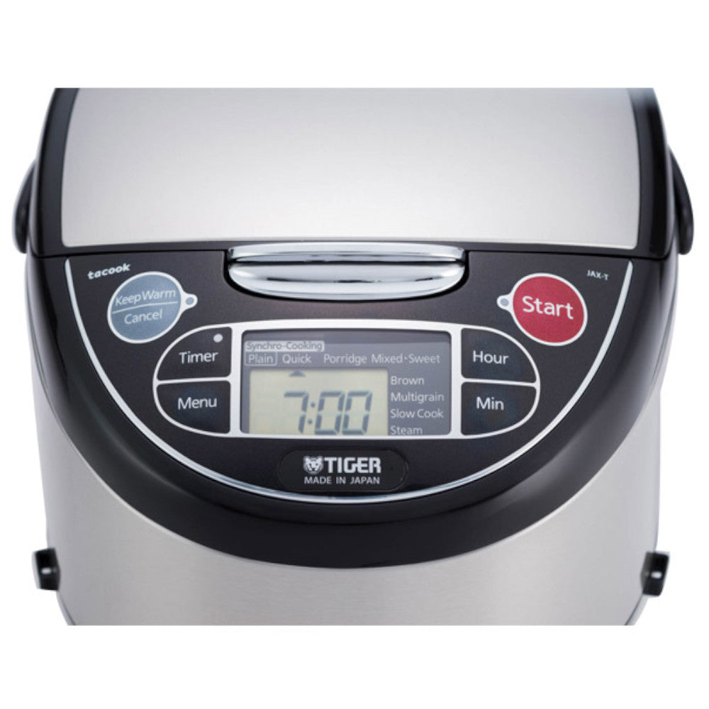 TIGER JAXR18U Digital Rice Cooker 10 Cup - Factory serviced with Home Essentials warranty