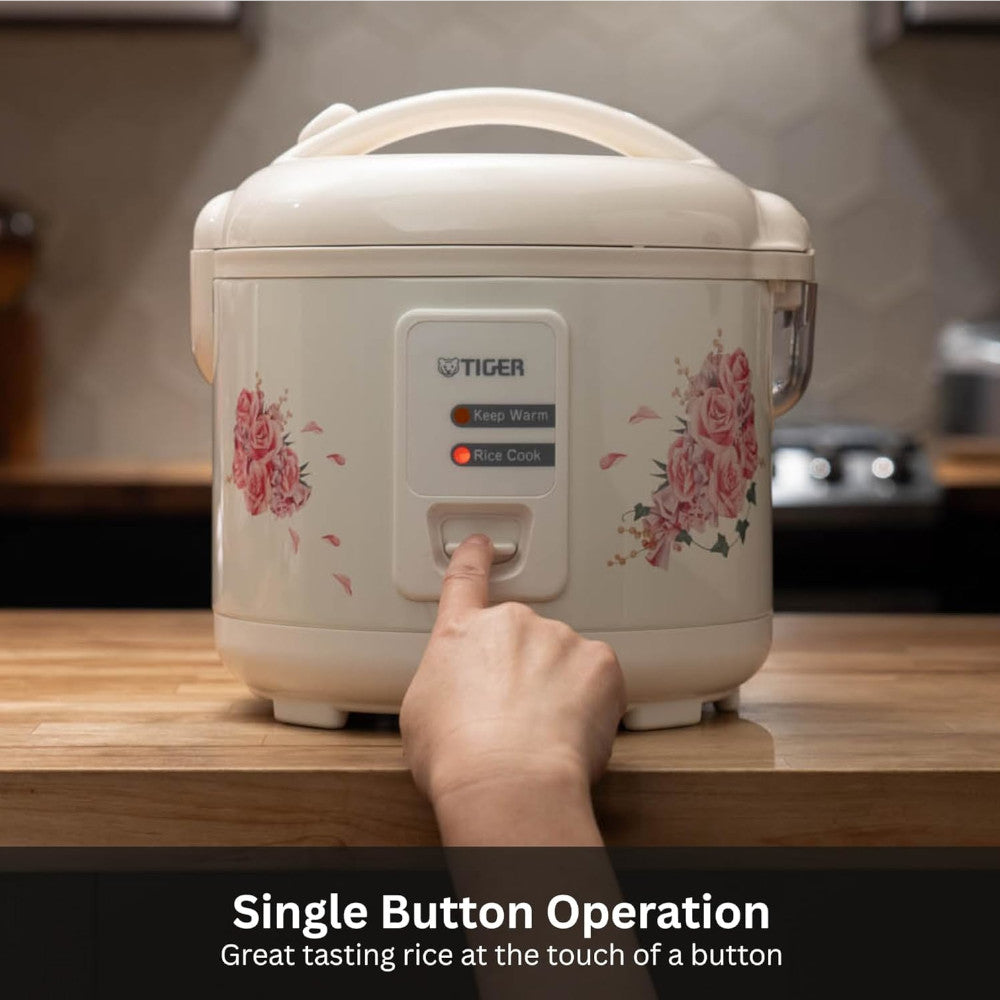 TIGER JAZA18U Conventional Rice Cooker 10 Cup - Factory serviced with Home Essentials warranty