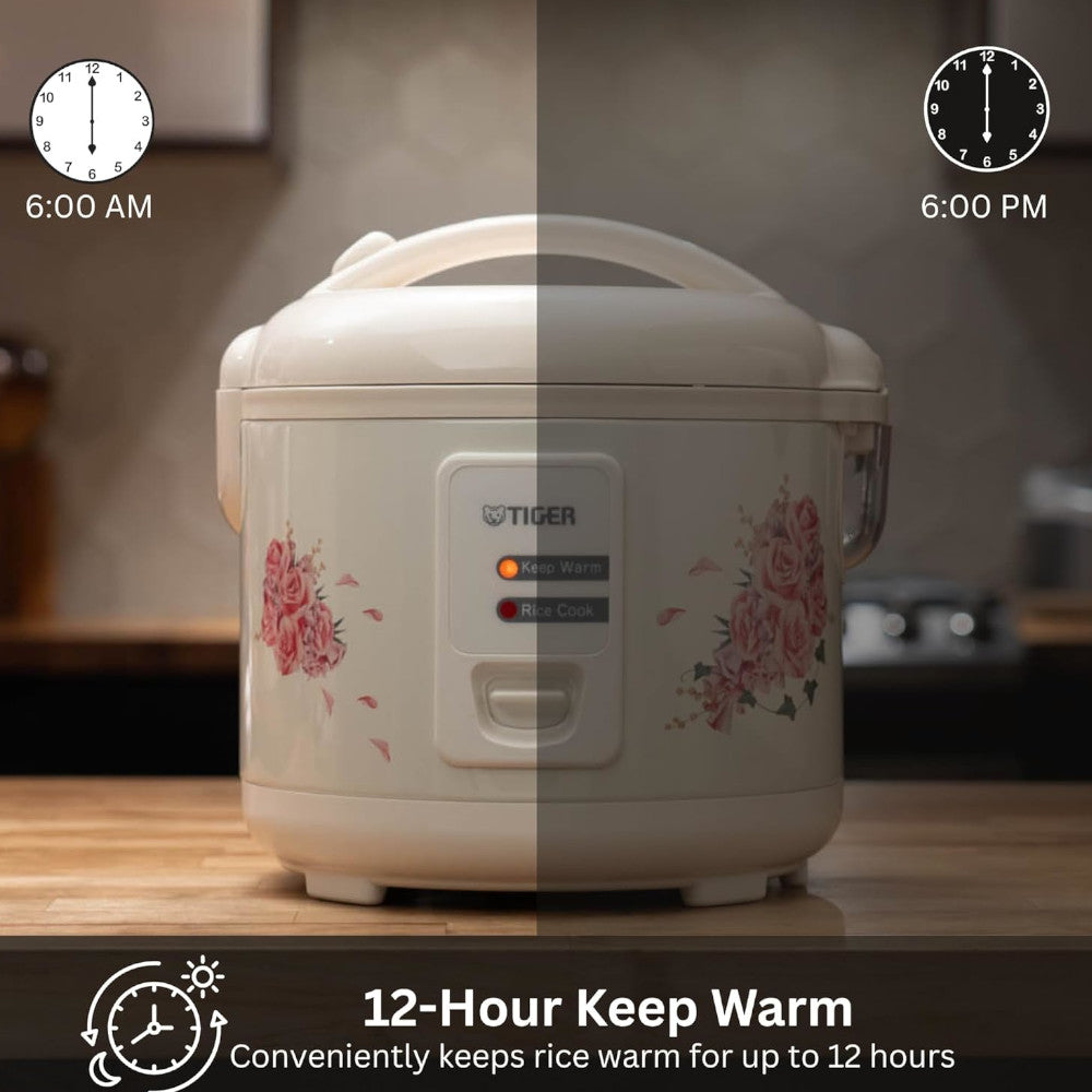 TIGER JAZA18U Conventional Rice Cooker 10 Cup - Factory serviced with Home Essentials warranty